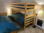 Second Bedroom with a Bunk Bed, Full on Bottom and Twin on Top and a Twin Trundle Bed